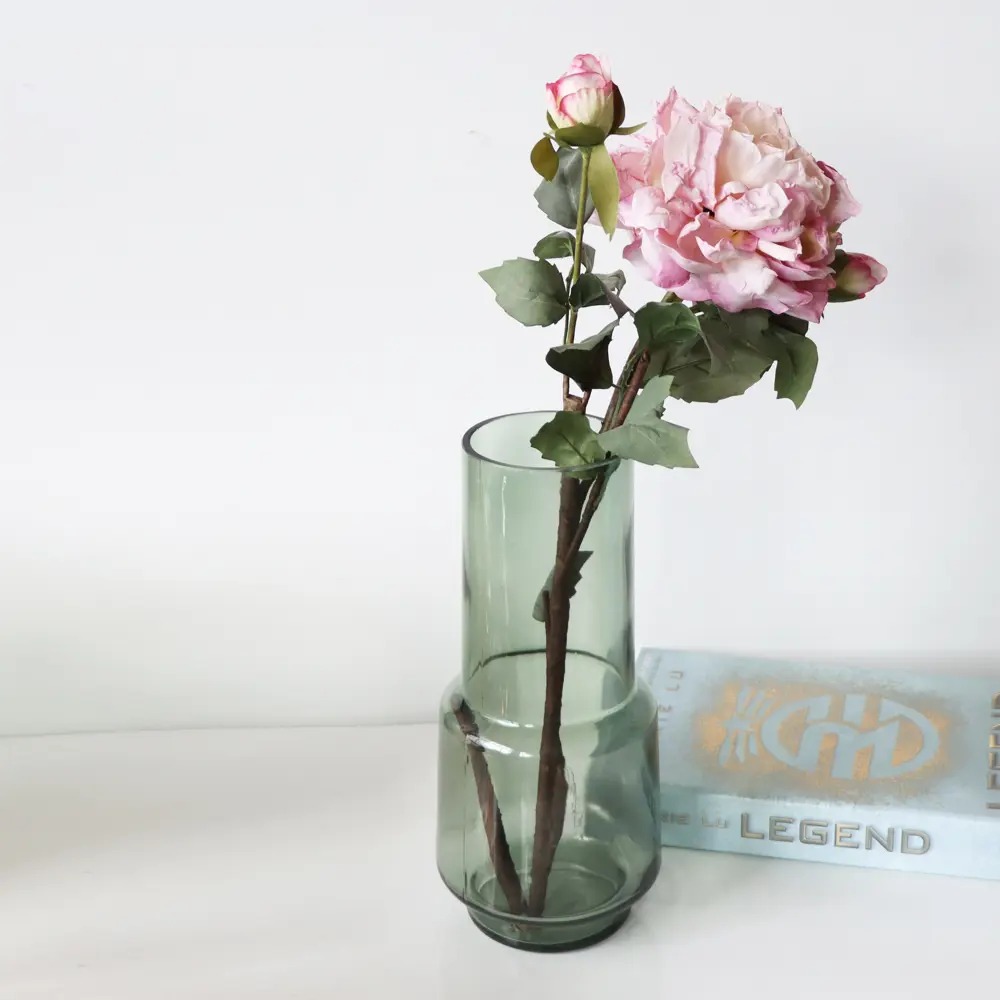 Ваза Mary от Santreyd — прозрачно-зеленая стеклянная элегантность 87948316 STLM-0832901