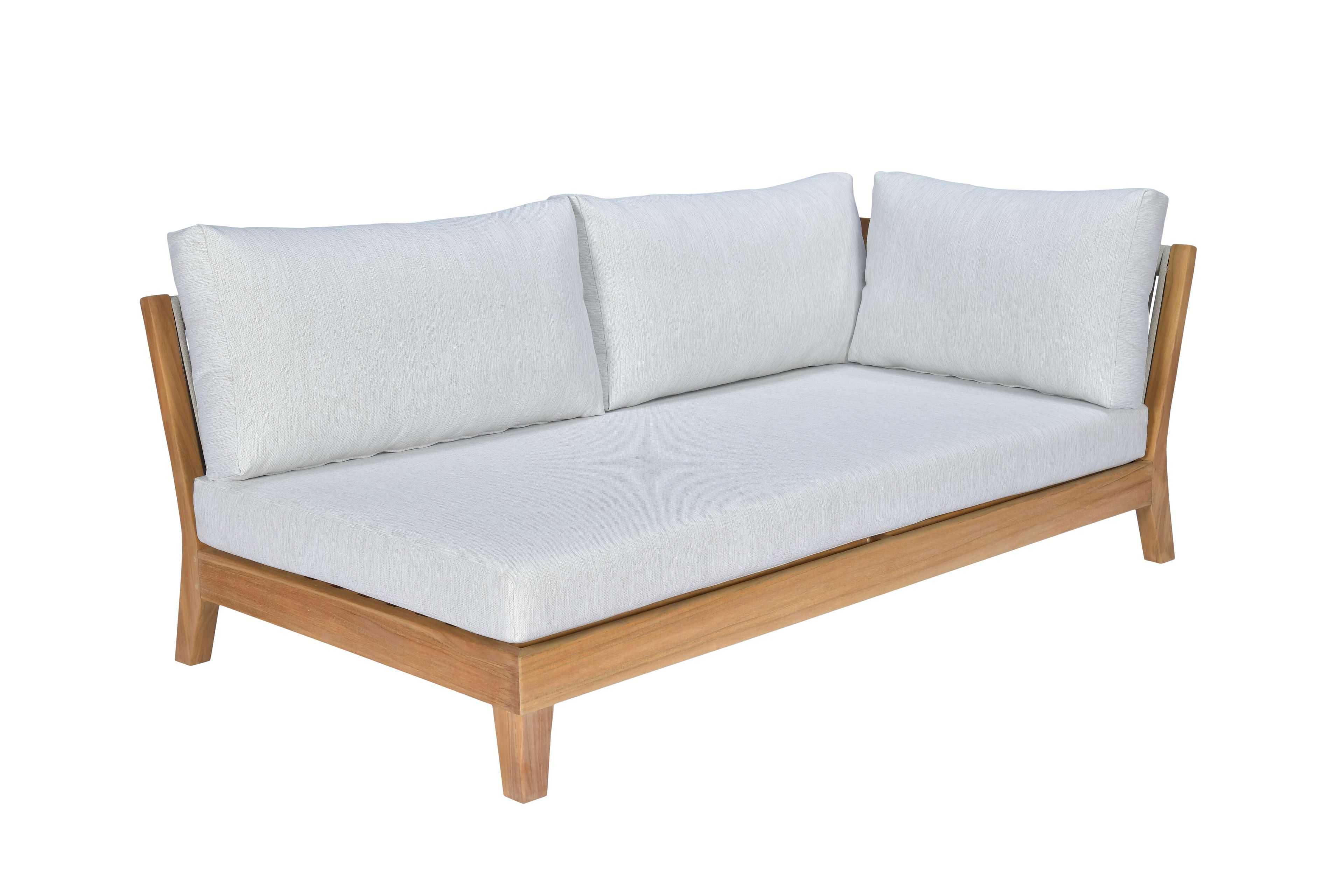 Правый / левый модуль для секционного дивана из тикового дерева cbdesign Венская модульная ARCH-00096006 - Вид №32