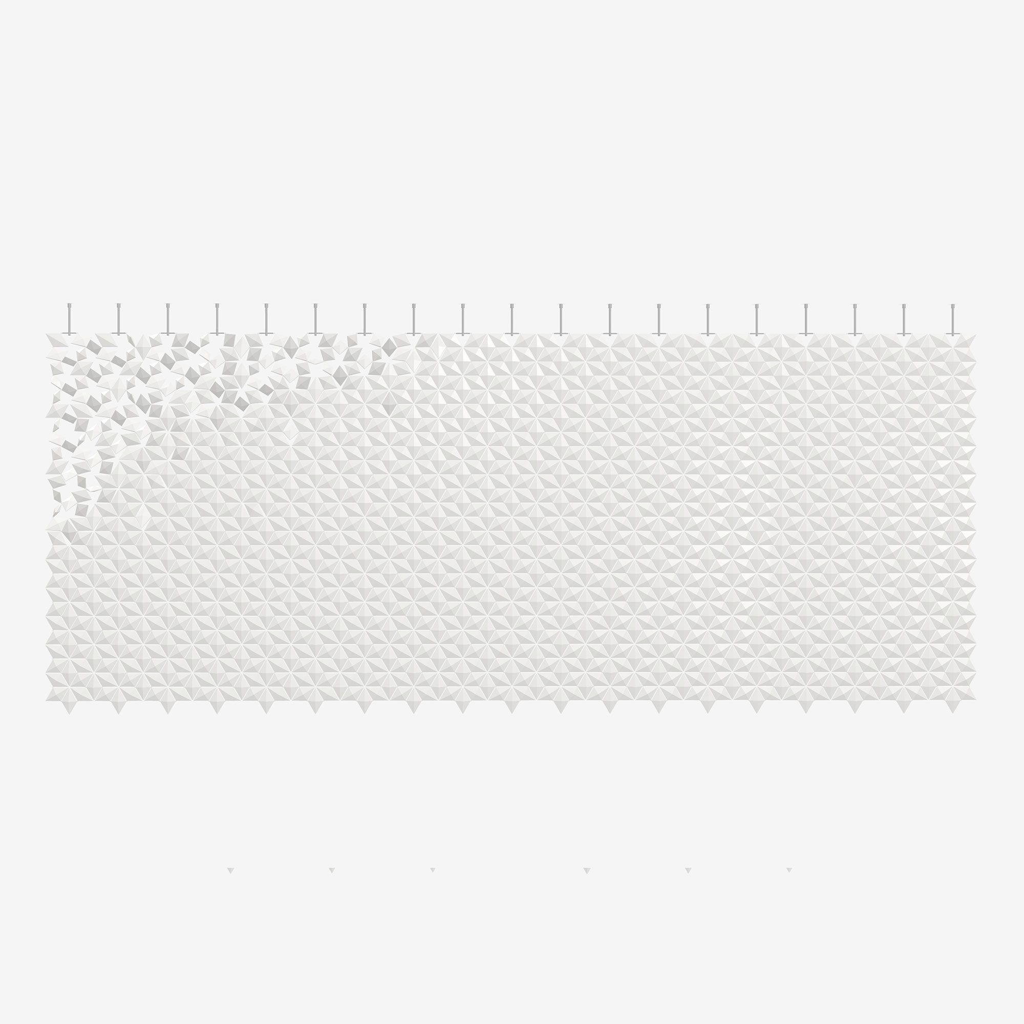 Подвесная перегородка bloomming FACET 646x265cm bianco ARCH-00034442 - Вид №2