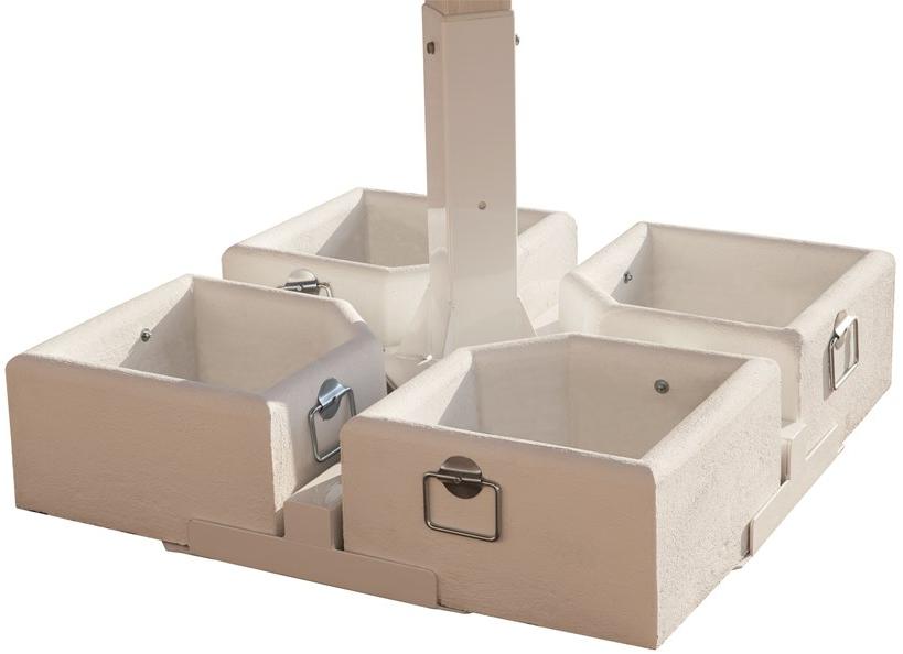 Scolaro Parasol Множественный квадратный зонтик с подсветкой Alu sun-id-1458803 - Вид №6