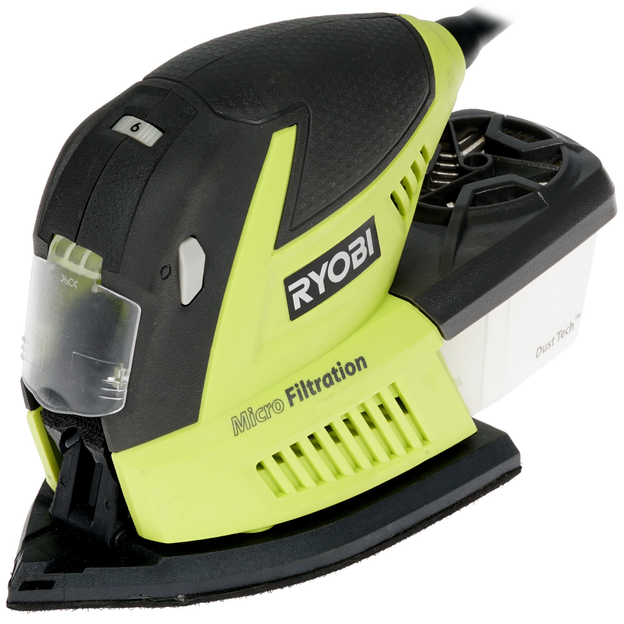 Виброшлифовальная машина Ryobi RMS180-SA30  + набор шлифлистов RMS180-SA30 8146564 STDN-0024486