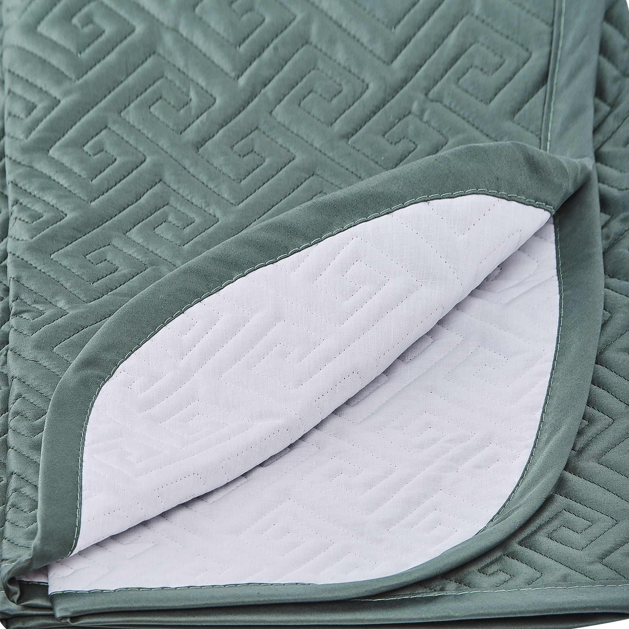 82898405 Покрывало Cactus 1, 220x240 см, хлопок, цвет зеленый Santreyd  - Вид №2