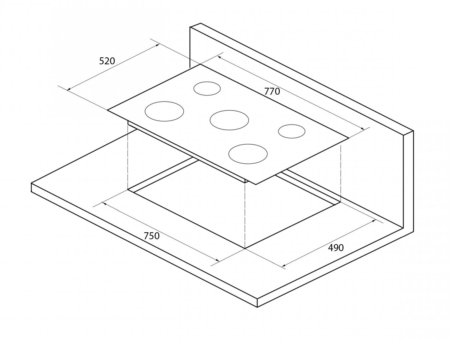 9121472 Электрическая варочная поверхность Monsher MHE 7002 STDN-0124232 - Вид №6