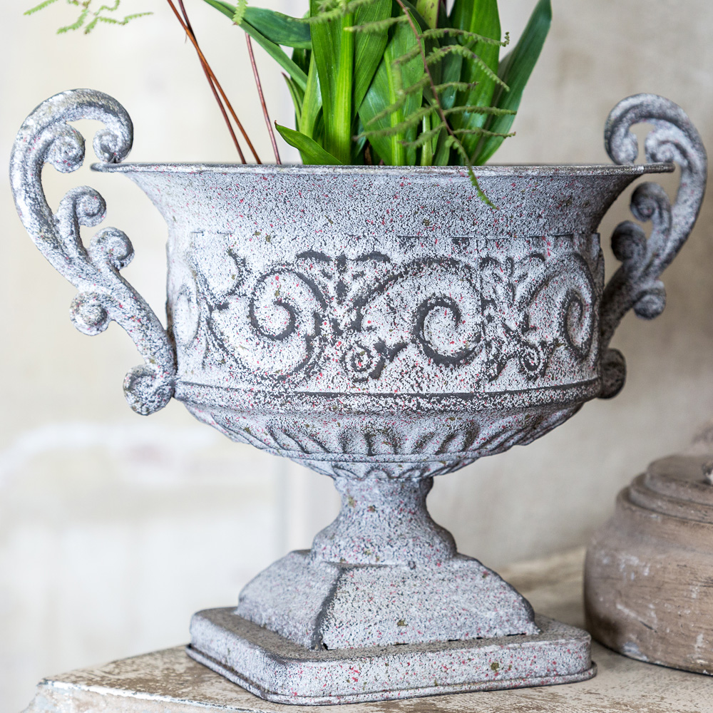 Ваза-кашпо серая «Кремона» BYOBJECT - 096661 Серый Object Desire  - Вид №4