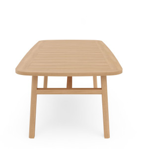 Прямоугольный садовый стол из тикового дерева