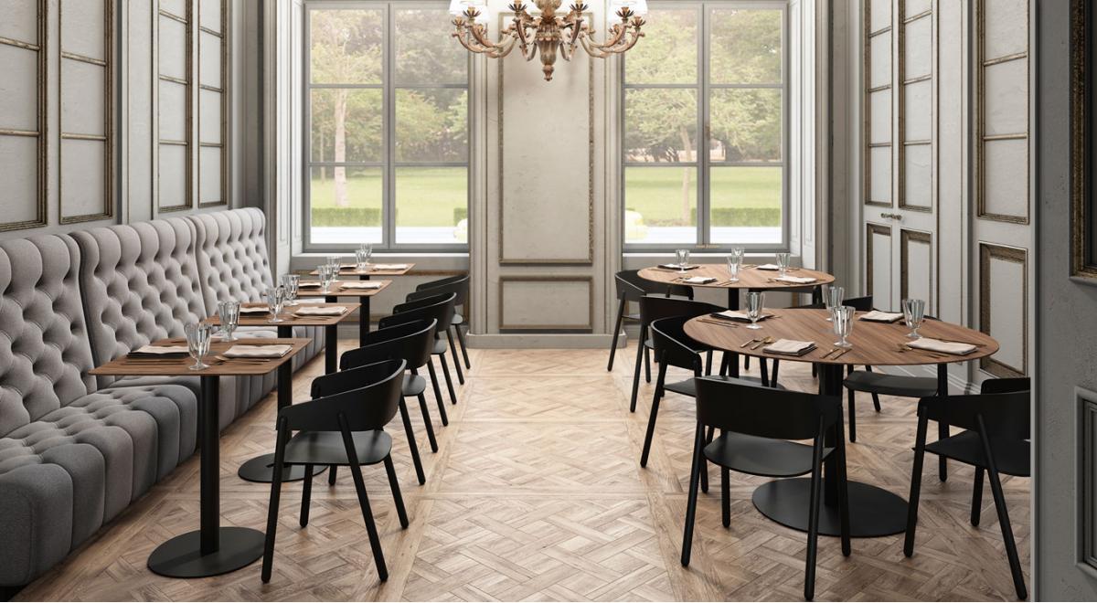 007437 Высокий стол Punt Mobles Nucleo Santreyd 