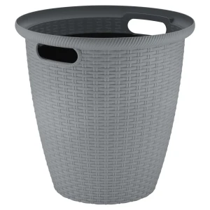 Кашпо INGREEN Rattan Ø30 см 16 л вулканический серый 89416381