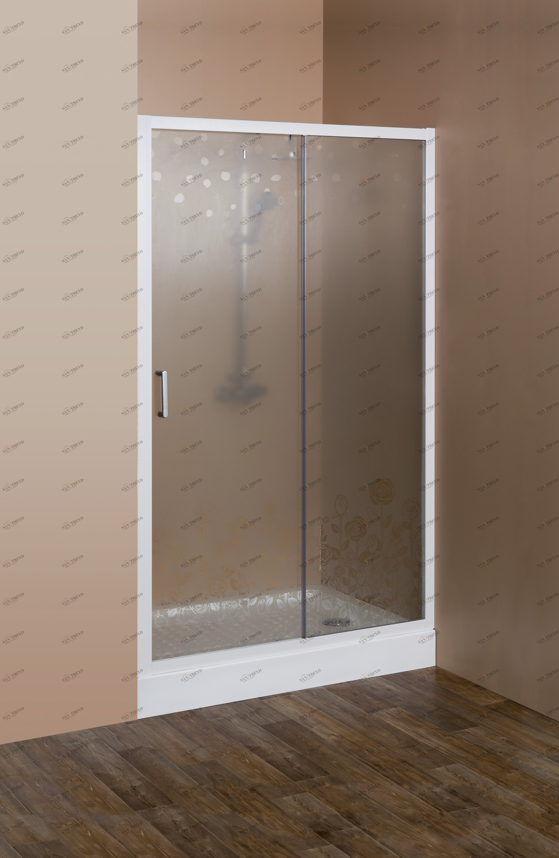 Душевая дверь в нишу CEZARES ROSA-BF-1-120-RO-Bi