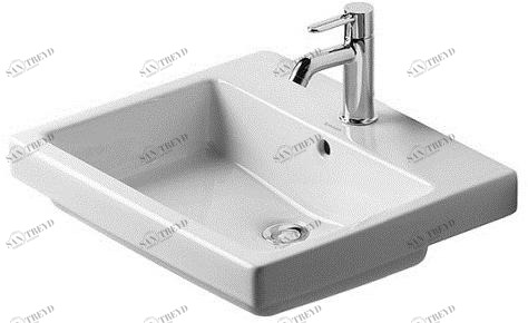 031555 Встроенная раковина под столешницу овальная Duravit Vero