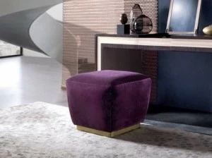 Carpanelli Квадратный пуф из ткани Optical skin Po76