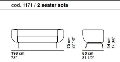 La Cividina Диван из ткани Couchette sun-id-1371357 - Вид №2