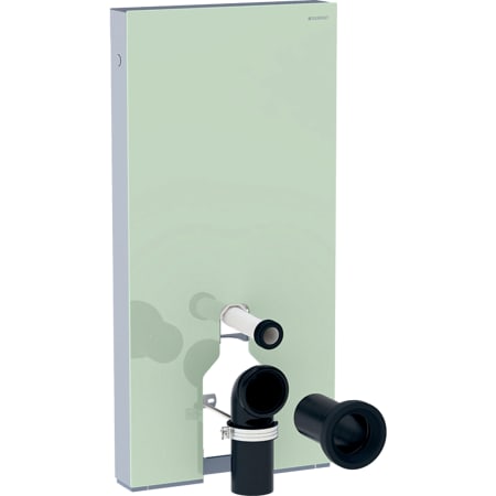 131.001.TG.5 Сантехнический модуль Geberit Monolith для напольного унитаза, 101 см, передняя обшивка из стекла Geberit  - Вид №7