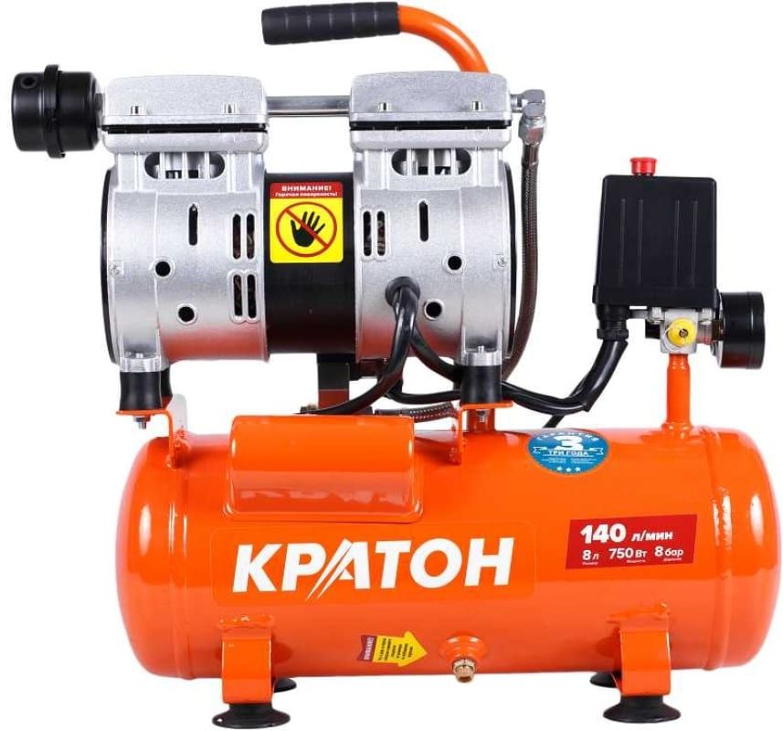 Компрессор поршневой безмасляный Кратон AC-140-8-OFS 9024834 STDN-0051722 - Вид №2