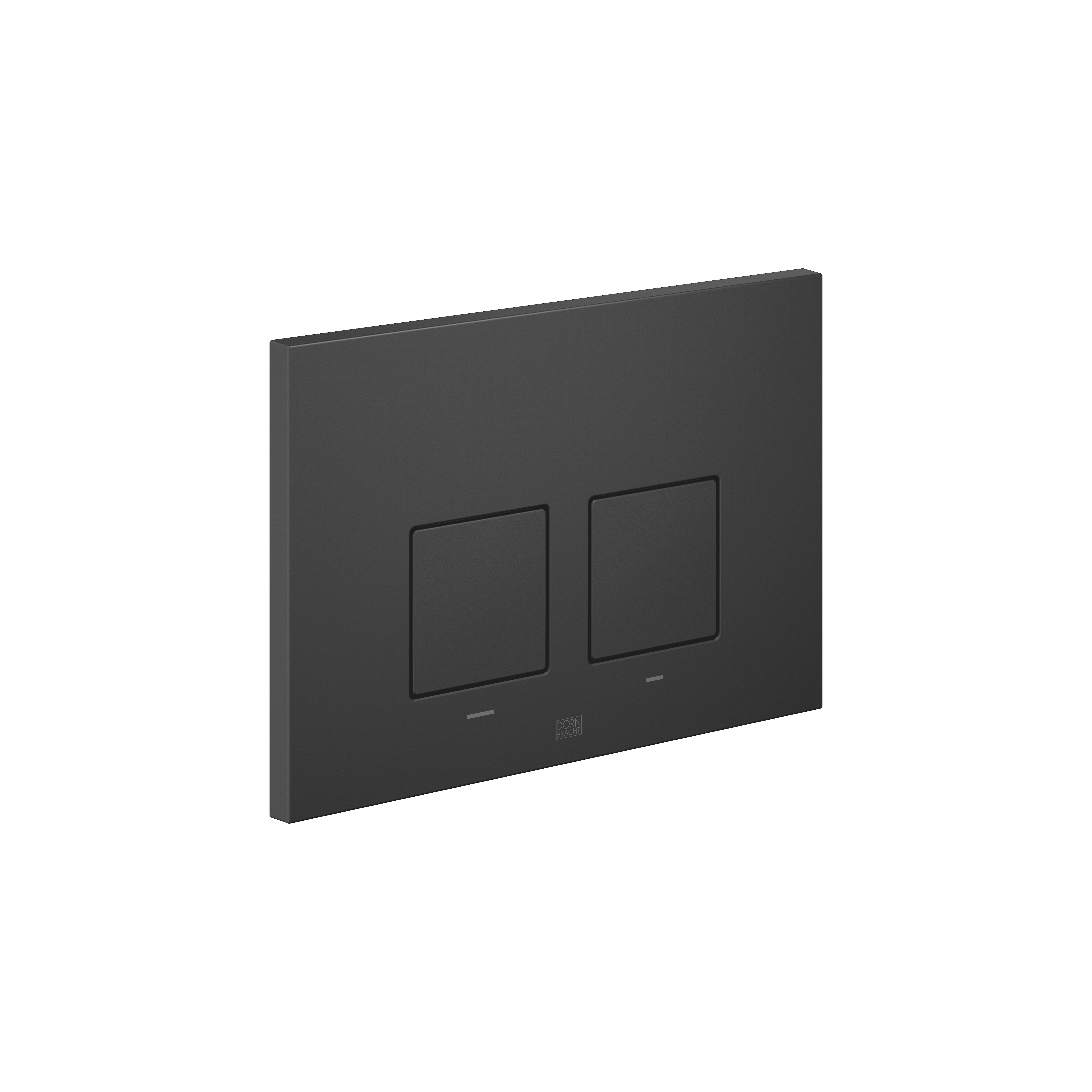 Панель смыва для скрытого бачка унитаза Geberit angular - матовый черный DornBracht 12665980-33