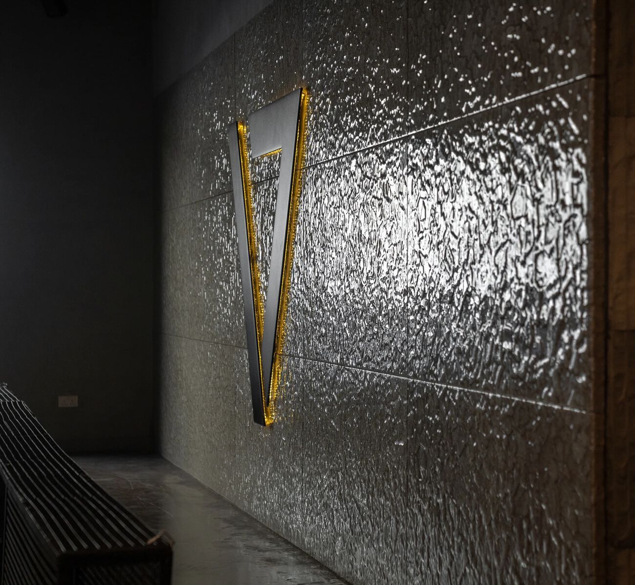 Декоративная стеклянная панель PlusObject CHAMPAGNE ARCH-00073960 - Вид №4