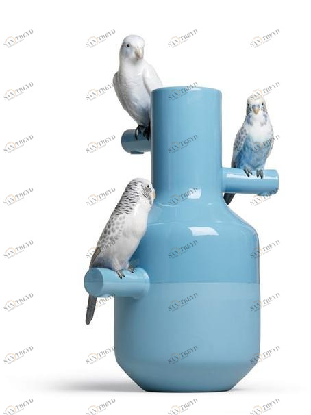 Lladró Фарфоровая ваза The parrot party 01007850