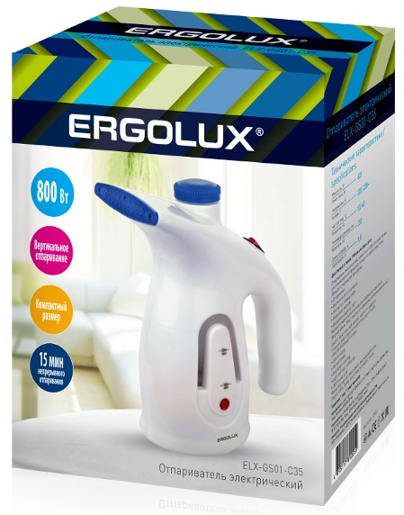5368436 Отпариватель Ergolux ELX-GS01-C35 белый STDN-0063438 - Вид №1