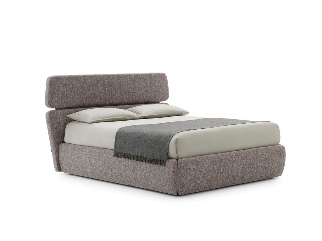 Двуспальная кровать из ткани с высоким изголовьем Pianca RIALTO ARCH-00125810