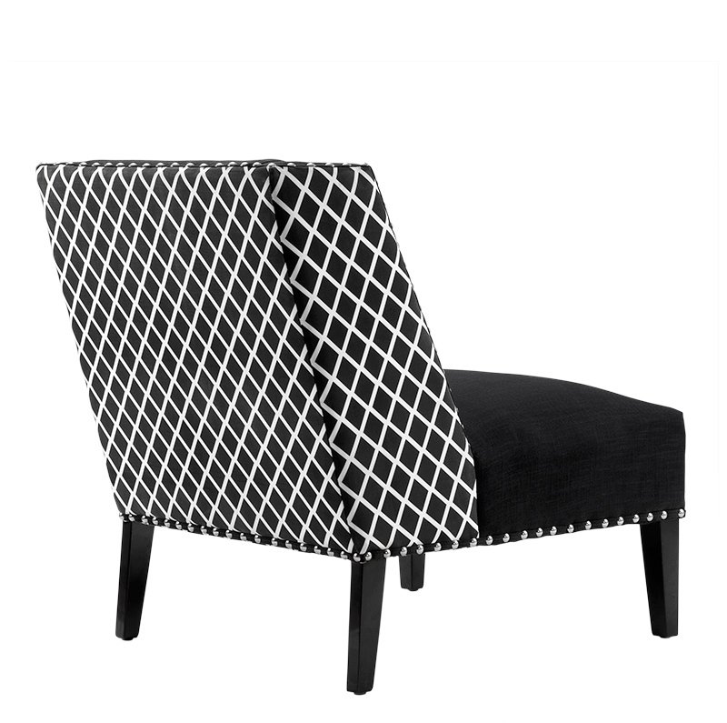 Стул Columbia от Eichholtz Чёрный EICHHOLTZ ДИЗАЙНЕРСКИЕ, EICHHOLTZ 062245 Черный  - Вид №1