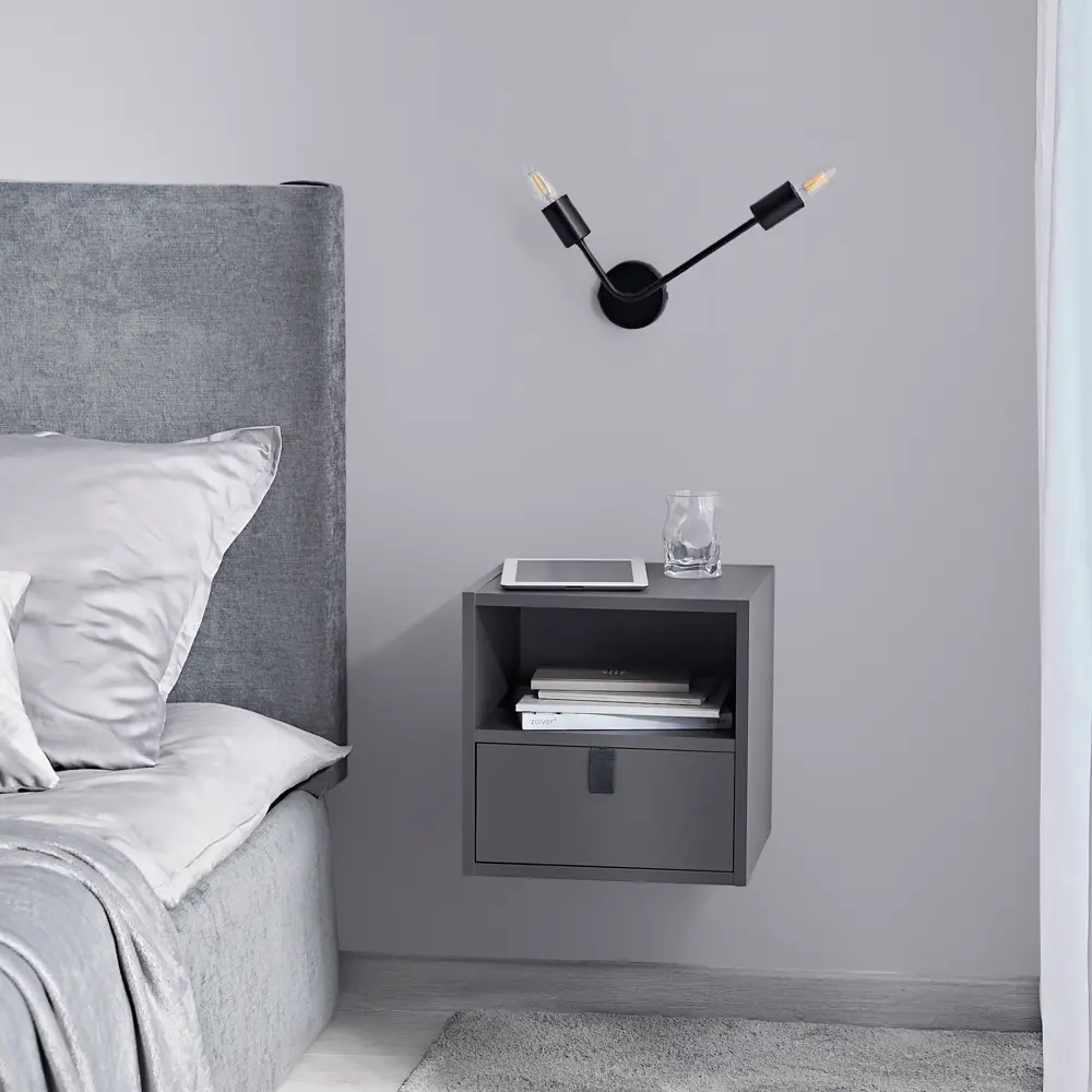 Бра «Гольфстрим» КЛЮЧНИК — стильная настенная подсветка в чёрном исполнении 86763011 STLM-0071457 - Вид №7