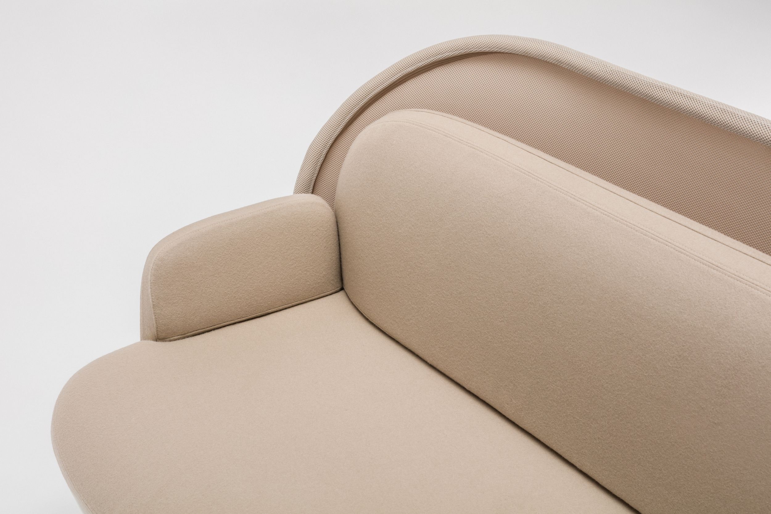 2-местный тканевый диван с огнестойкой обивкой MDD сетка ARCH-00081575 - Вид №7