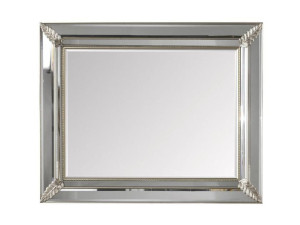 Прямоугольное зеркало с рамкой из настенного стекла