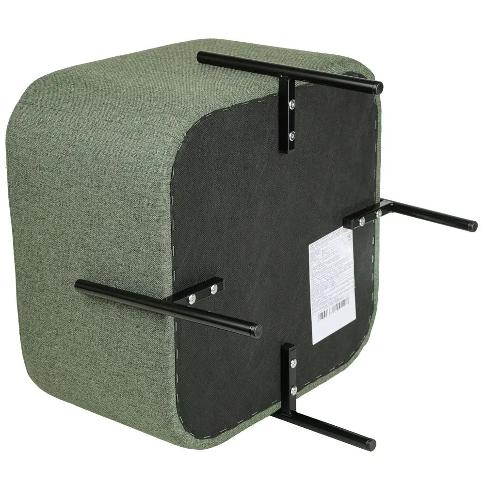 Пуф Эрик на ножках с текстильным сиденьем зеленый 89427524 Santreyd STLM-1581275 - Вид №2