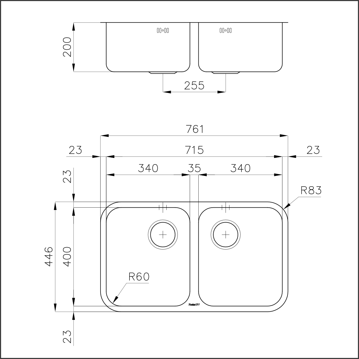 1302860 Мойка S3000 1302860 Fosterspa  - Вид №1