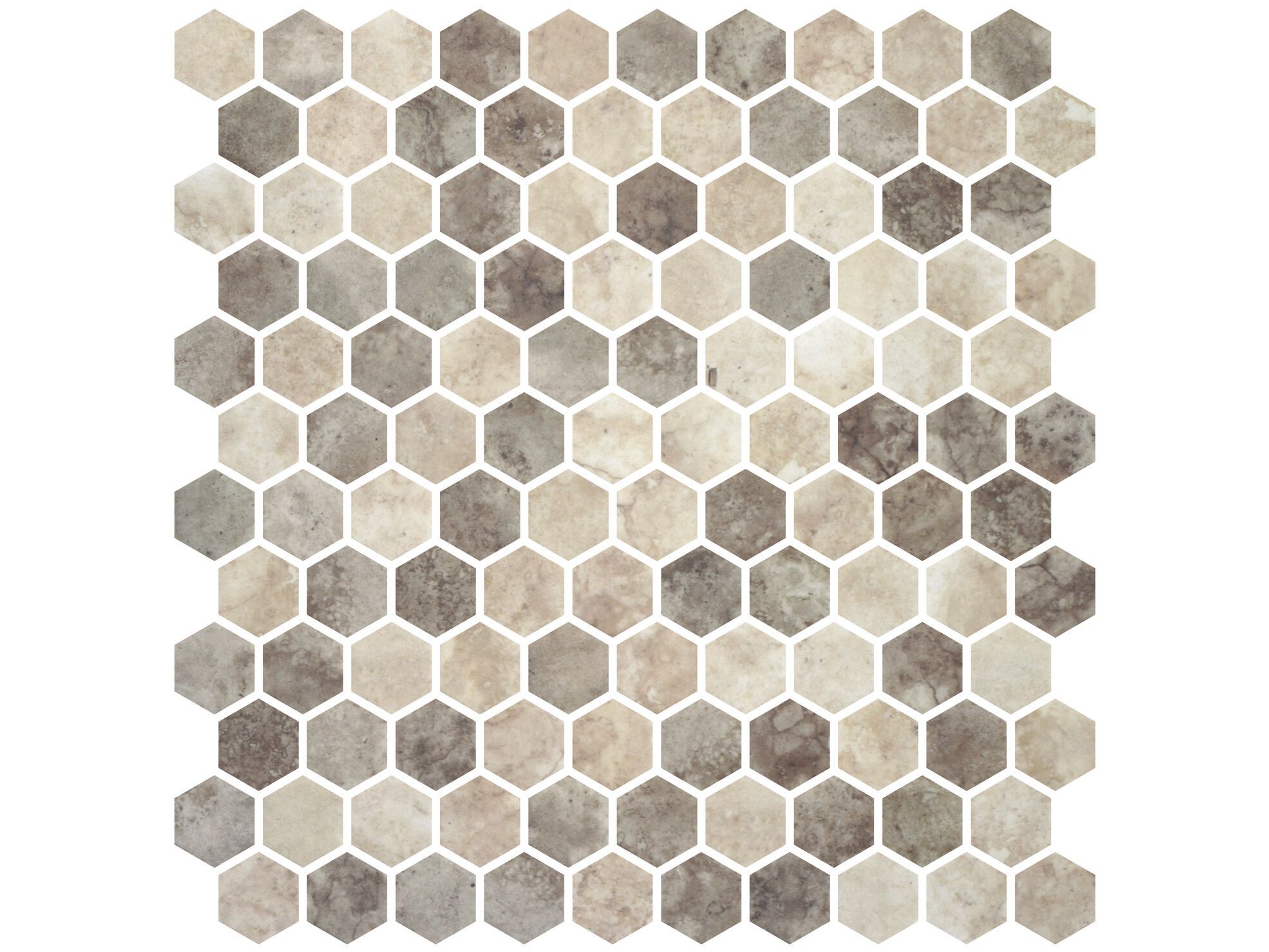 Внутренняя и наружная стеклянная мозаика Onix Hex Ecostones ARCH-00085606