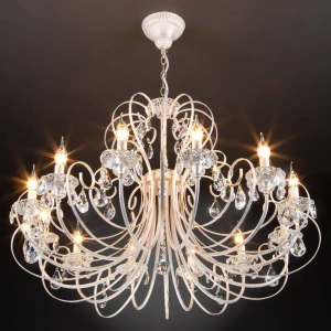 Люстра подвесная Alda 3305 12 ламп 48 м² цвет золотой