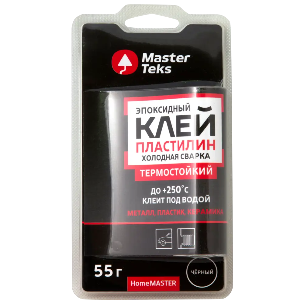 Холодная сварка MasterTeks термостойкий чёрный 55 г STLM-2200165