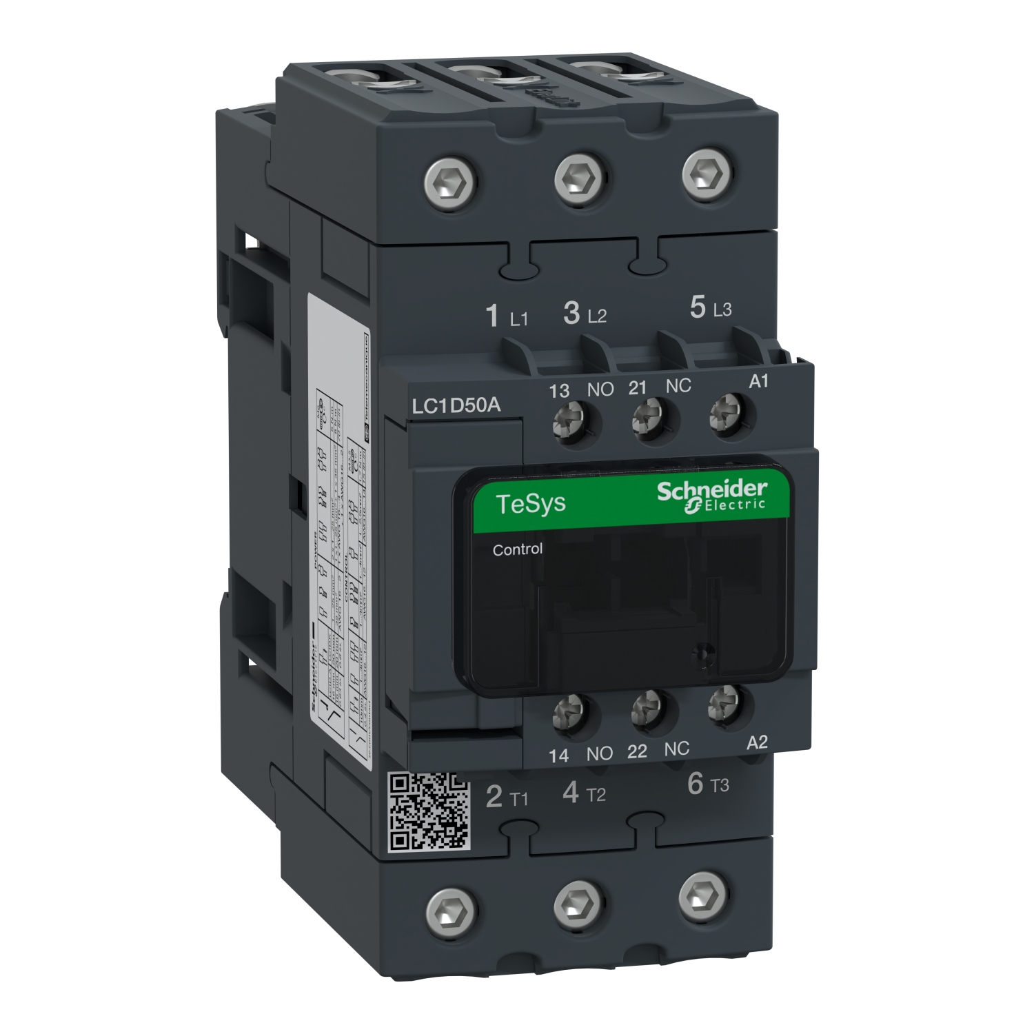 LC1D50AFE7 Контактор LC1D EVERLINK 3P 80А 440/115В AC 22кВт Schneider Electric TeSys 