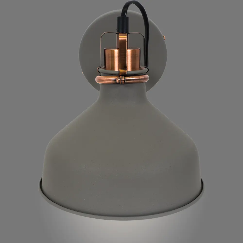 Бра Amsterdam WML-425 1xE27x40 Вт металл цвет серый CAMELION STLM-2113573 - Вид №2
