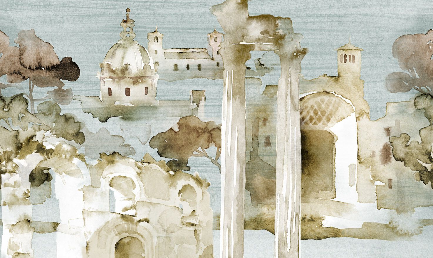 Обои с рисунком Jannelli&Volpi ROMA ARCH-00059167 - Вид №1