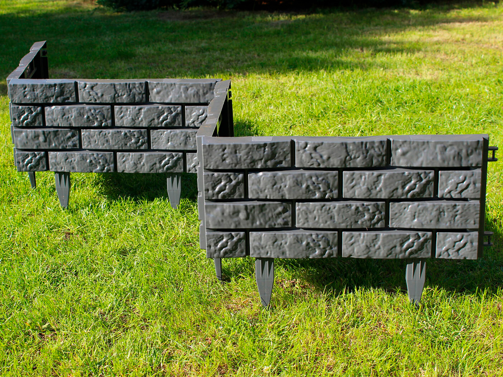 Садовый конструктор, шоколад, 4 шт, длина 180 см, высота 20 см ГеоПластБорд GPBST-164 - Вид №3