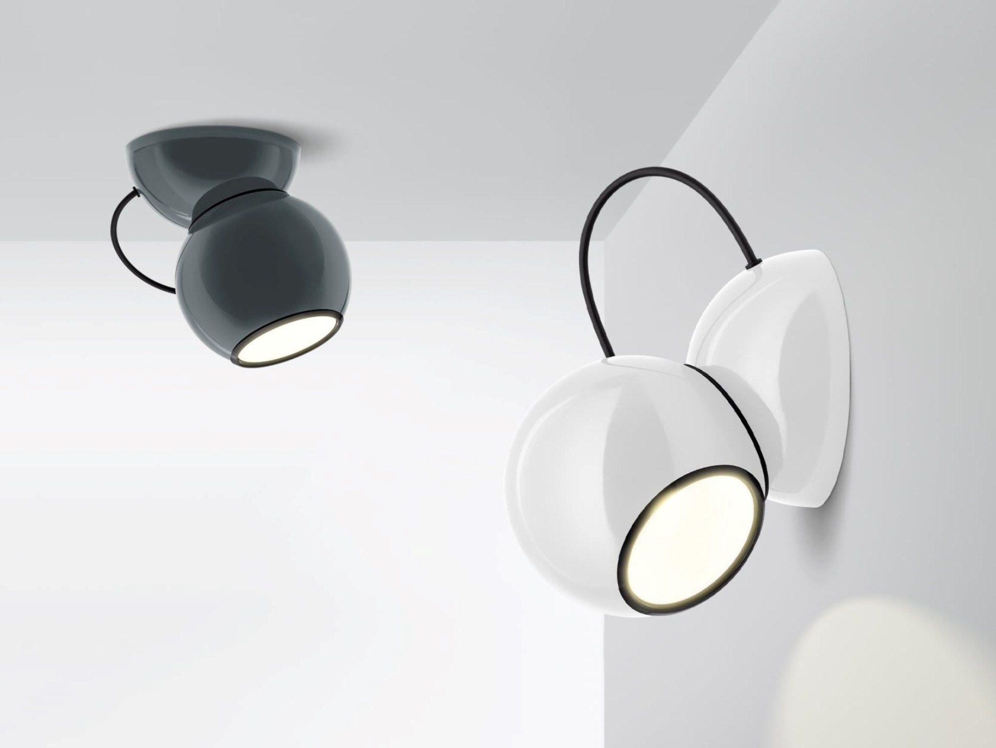 Металлический настенный светильник / потолочный светильник Stilnovo Gravitino 541 ARCH-00007852 - Вид №1