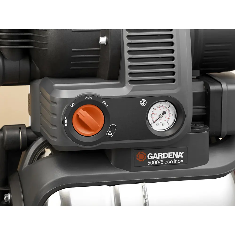 Насосная станция Gardena Eco Inox 230 В 1200 Вт 1.5 м 24 л 5000 л/ч STLM-2132360 - Вид №4