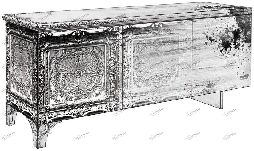 MOMENTI Буфет из маринованного стекловолокна с распашными дверцами Crazy home furniture - sequence collection sun-id-1387361