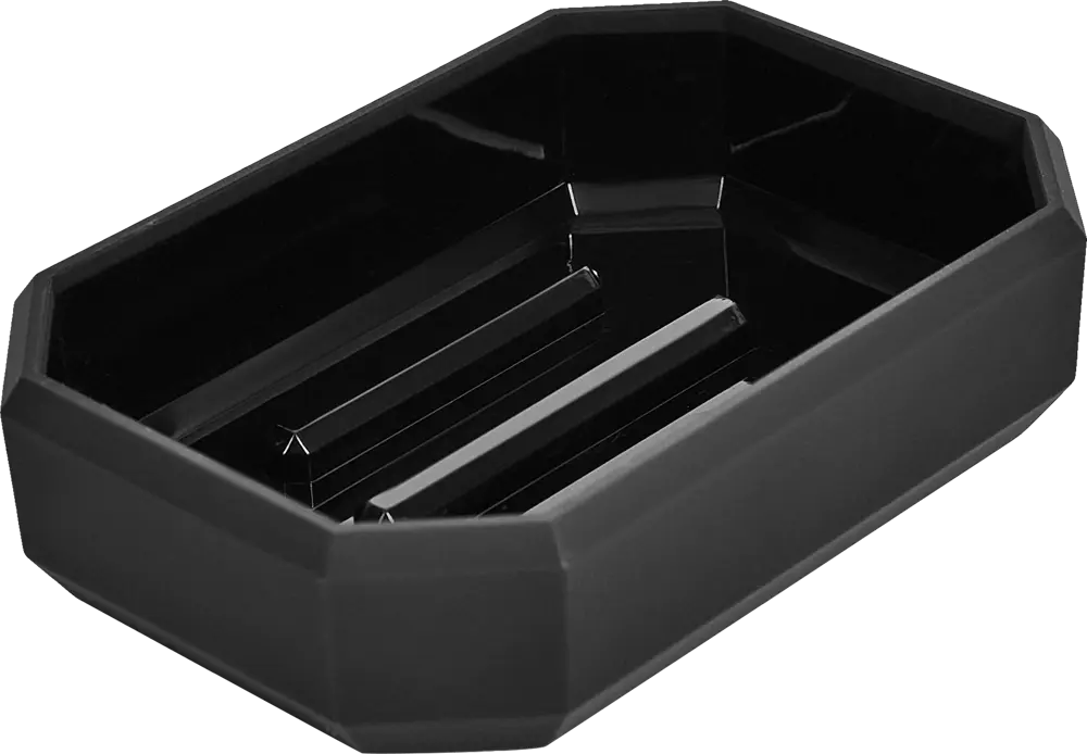 Мыльница Swensa Grid черная — минимализм в деталях 89350270