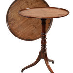 SOR27454 Стол для штатива из красного дерева с тарелкой ijlbrown  - Вид №7