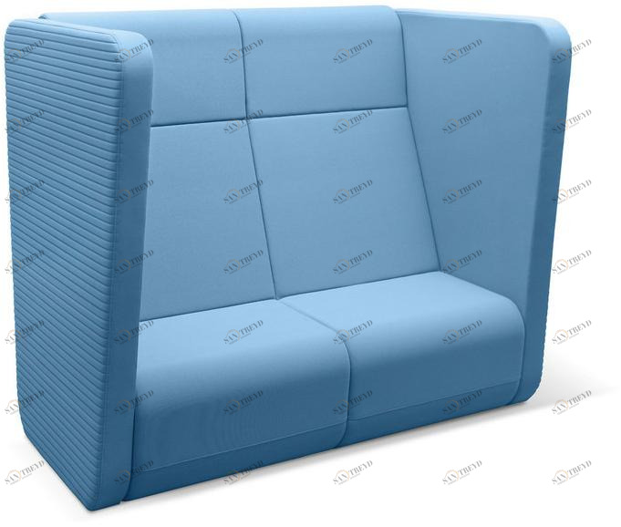 LD Seating 2-х местный диван с высокой спинкой Meeting port Km2/br-01