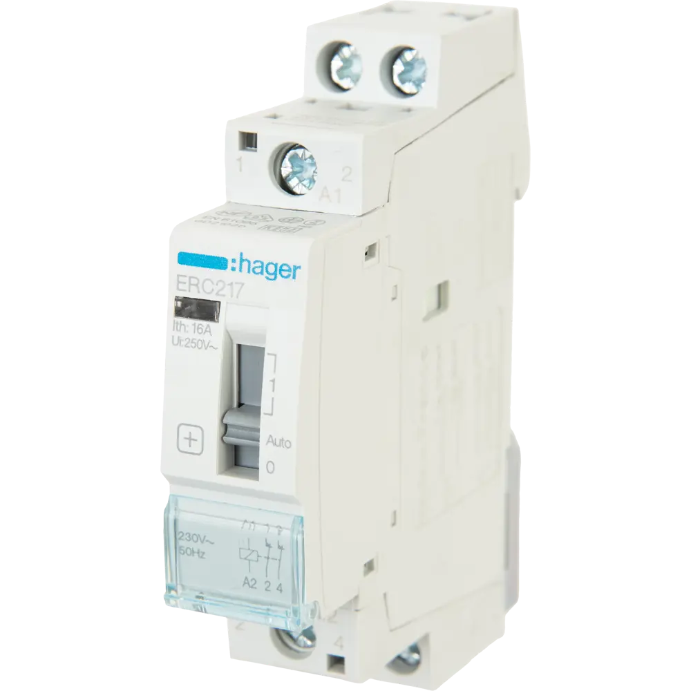 Контактор модульный Hager 2НЗ, 16А, 230 В STLM-2093591