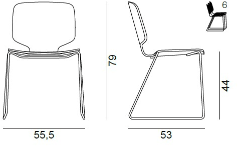 Quadrifoglio Салазки стула из фанеры Code sun-id-1346197 - Вид №1