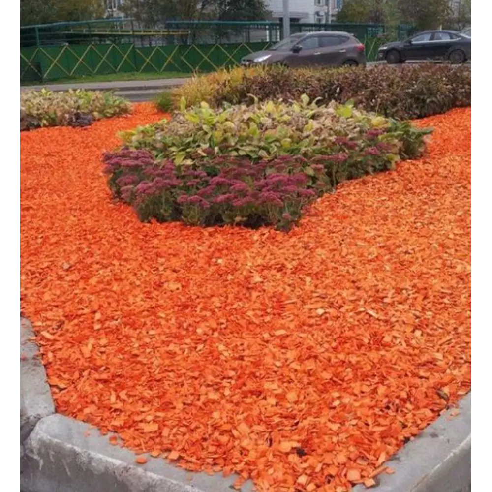 Santreyd Декоративная щепа оранжевая 50 л для ландшафтного дизайна 87655103 STLM-0074596 - Вид №2