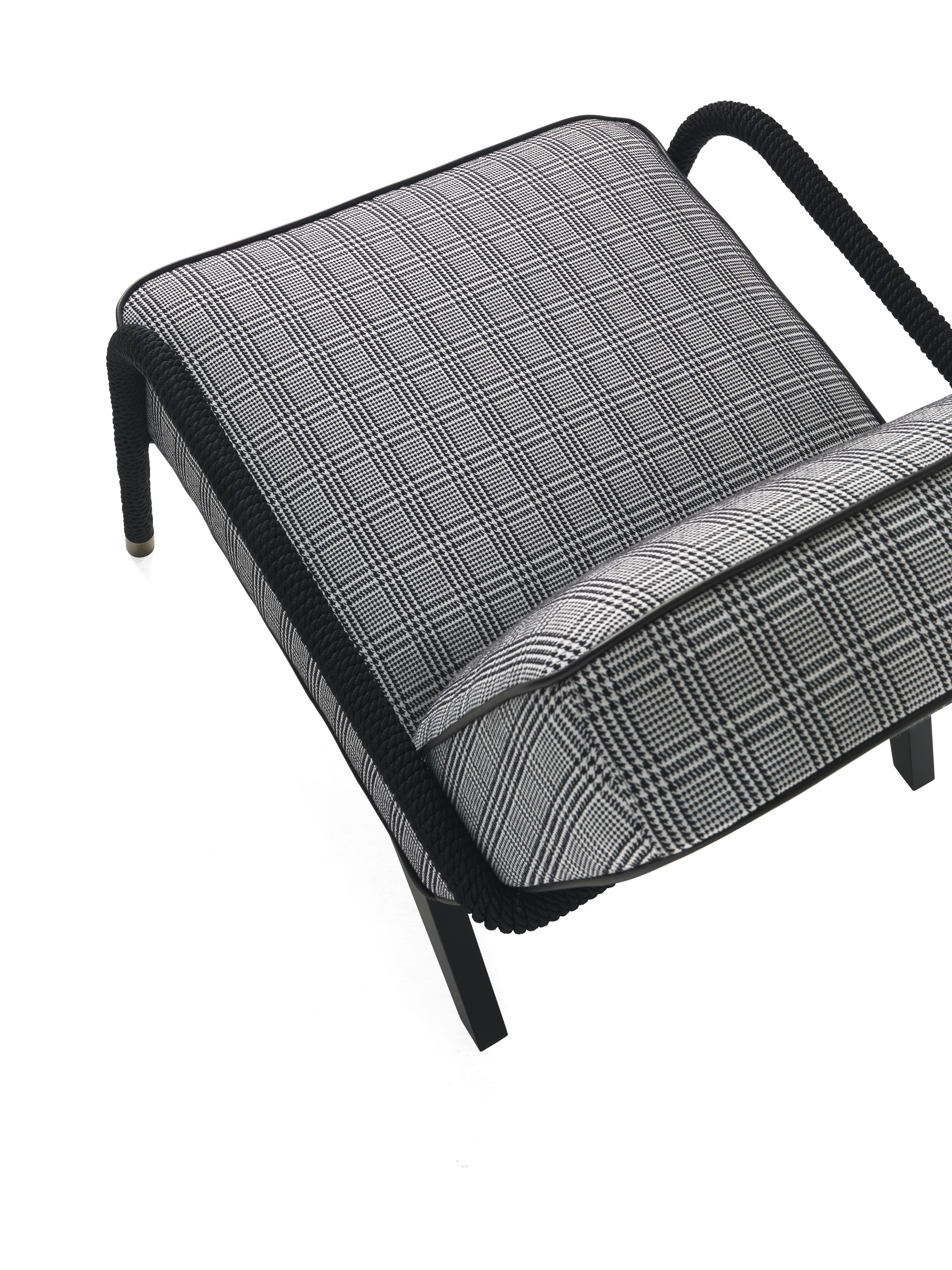 Тканевое кресло с подлокотниками Gianfranco Ferré Home Loop ARCH-00079640 - Вид №3