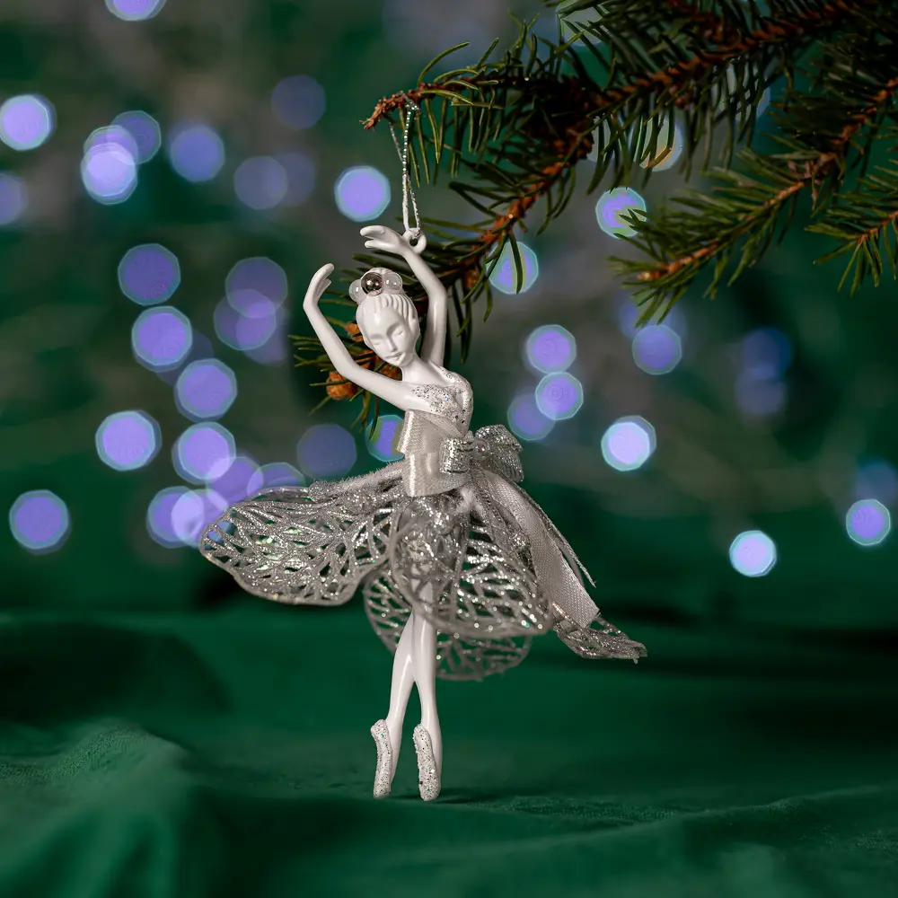 84884204 Новогоднее украшение Балерина 15x13 см цвет белый STLM-0951220 Santreyd  - Вид №7