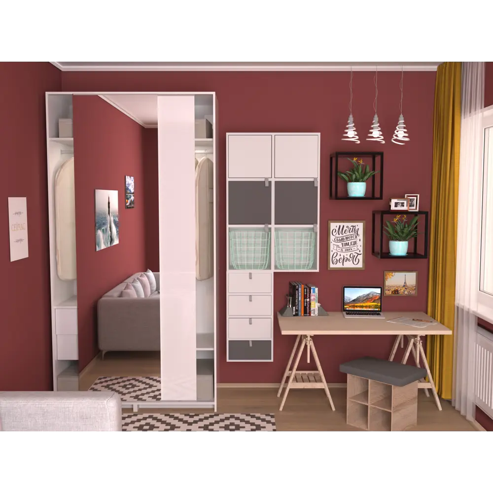 Люстра подвесная Алькор, 5 м² цвет белый СВЕТУС STLM-2102217 - Вид №7