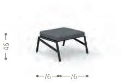 Talenti Прямоугольный садовый пуф из ткани Cottage Cotpuf - Вид №4