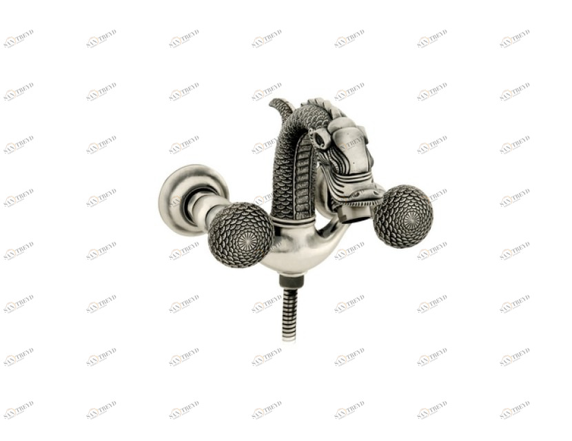 059418.A00.62 Душевой набор для ванны Сатин никель Mestre Dragon