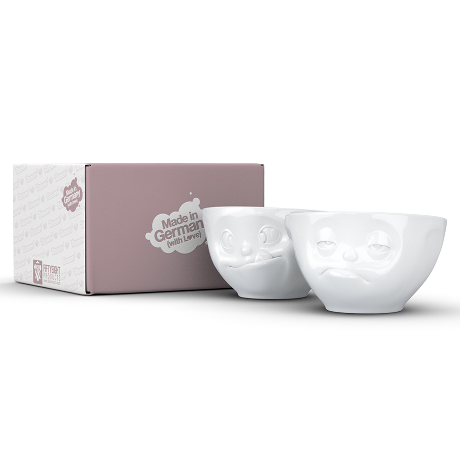 T01.26.01 Набор из 2 чаш tassen snoozy & tasty 200 мл белый Tassen by FIFTYEIGHT PRODUCTS  - Вид №1
